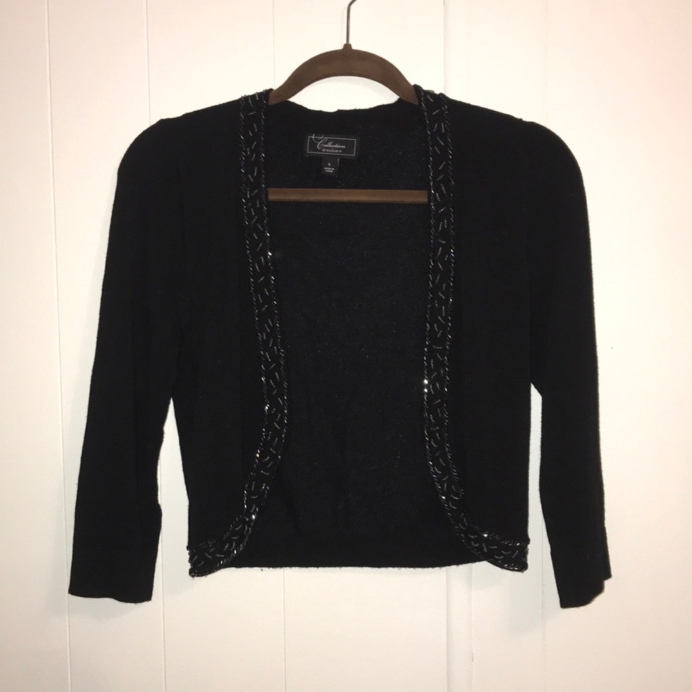 Formal cropped sweater